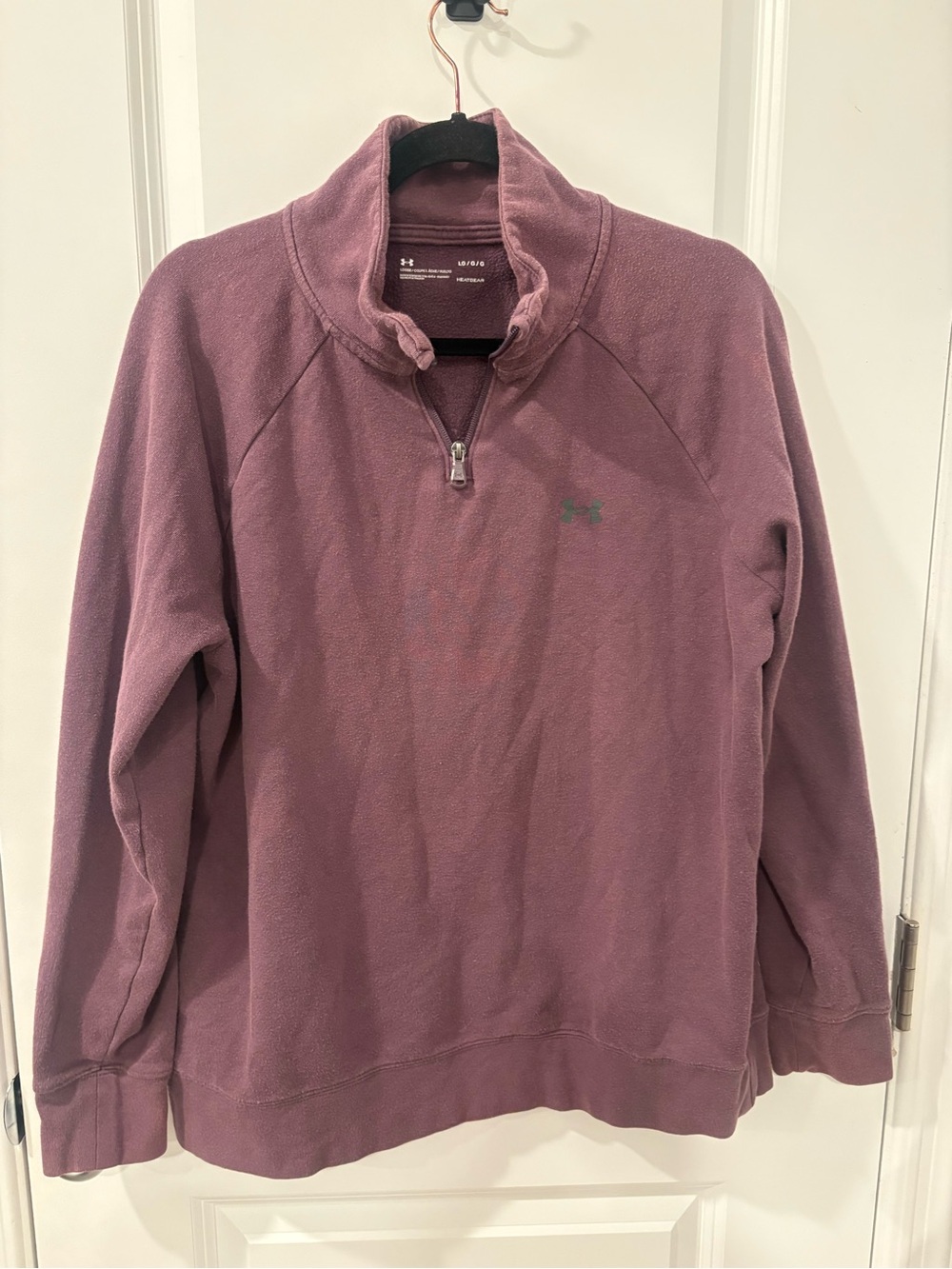 LG Woman’s Half-Zip Fleece Pullover - Plum